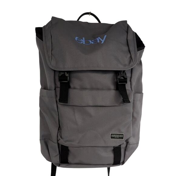 American Tourister Handbags - Ebay American Tourister Gray Backpack Padded for Laptops